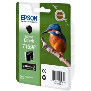 Cartucho de Tinta Epson T1598 Negro Mate para Stylus Photo R2000