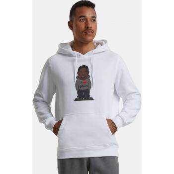 Texas Sketch White Hoodie for Men by Mister Tee