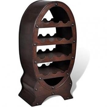 Estante de madera del vino para 14 botellas 4 estantes