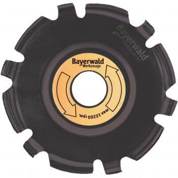 Bayerwald Woodcarver Ø 115 mm - disco de fresado para amoladoras angulares para trabajar la madera/herramienta ideal para escultores y talladores