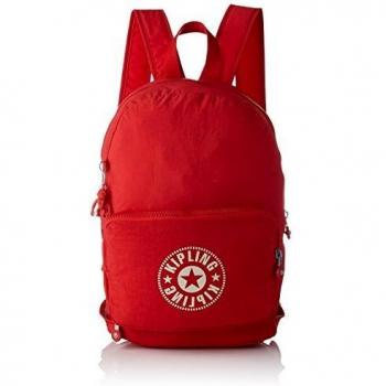 Kipling CLASSIC NIMAN FOLD Mochila tipo casual, 49 cm, 21 liters, Rojo