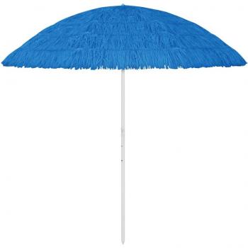 vidaXL Hawaii Beach Parasol Blue 300 cm