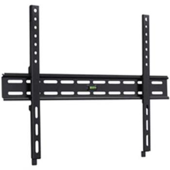 Grunkel - SP-15 FX-2 - Soporte de pared fijo para TV. Soporta televisores de hasta 60Kg, set de accesorios incluido, nivelador para fácil y rápida instalación - Negro