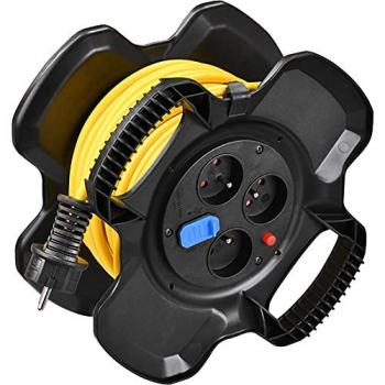 Cable Alargador Brennenstuhl 15 m Compacto con 3 Enchufes y 2 Puertos USB