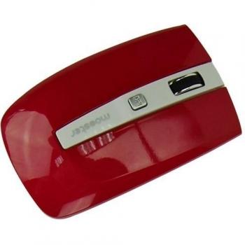 Mooster SR-6300 - Ratón óptico inalámbrico, 1480 dpi, Color Violeta