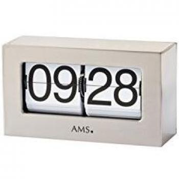 Reloj de Mesa AMS T1175 - 21 cm, Color Plateado