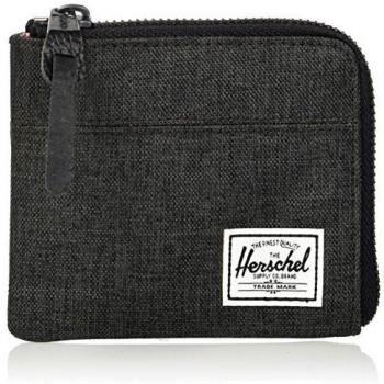 Herschel Supply Johnny RFID Wallet Cartera con Cremallera, Cruce Negro, Taille Unique Unisex