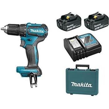 Makita DDF483RFE Taladro Atornillador Li-Ion Bl 18V, 2X 3.0Ah, 40NmMulticolor, 18 V, Multicolor