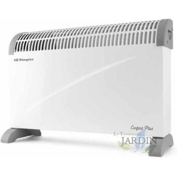 Convector Eléctrico Orbegozo 2000W con Termostato y Ventilador - Radiador Eléctrico de Bajo Consumo