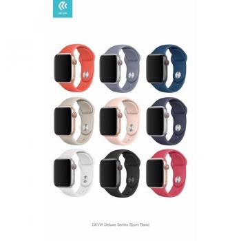 Cinturón Deportivo Delux para Apple Watch 42-44mm Color Azul Medianoche