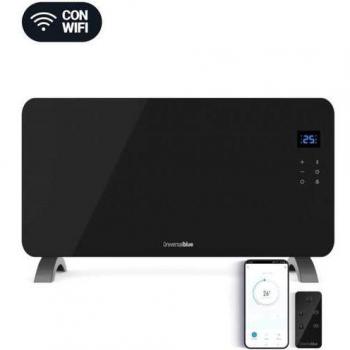 Universal Blue Cala Conta 5015B Panel Calefactor de Cristal Negro WiFi 1500W