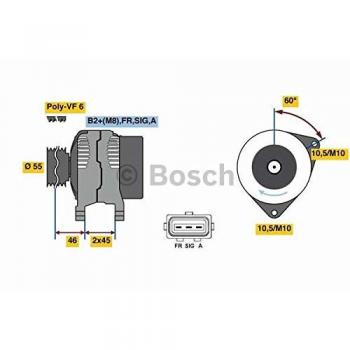 Bosch 986049071 Alternador