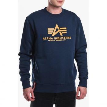 Sudadera Básica Alpha Industries Navy Trigo M