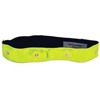 Tunturi Running Banda Reflectante LED, Unisex Adulto, Yellow, 1