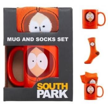 Set de Taza y Calcetines South Park - Diseño Kenny, 315 ml, apto para microondas