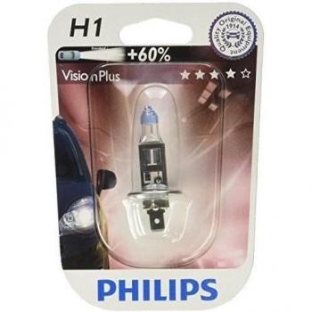 Philips 12258VPB1 VisionPlus - Bombilla H1 para faros delanteros