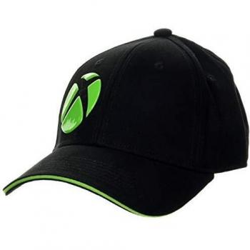 sap-media Microsoft Xbox Logo Adjustable Cap, Unisex, Black/Green