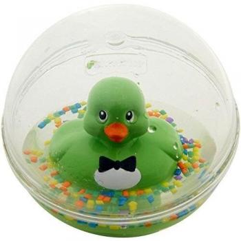 Fisher-Price Patito a Flote verde, juguete de baño para bebé