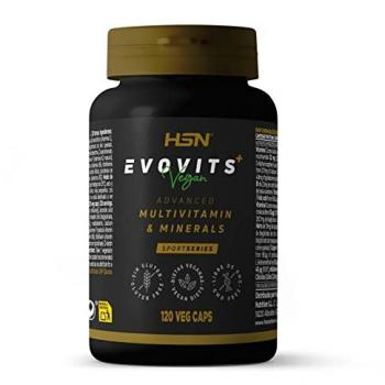 Multivitamínico y Mineral Evovits Plus+ de HSN | 120 Cápsulas Vegetales Veganas, No-GMO y Sin Gluten para Hombre y Mujer