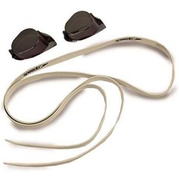 Speedo Unisex Adult Swedish Mirror Kitbox Goggles, Black/Silver