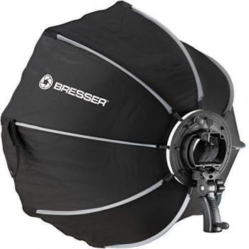 BRESSER Super Quick liberación rápida Octabox 65cm para flashes de cámara