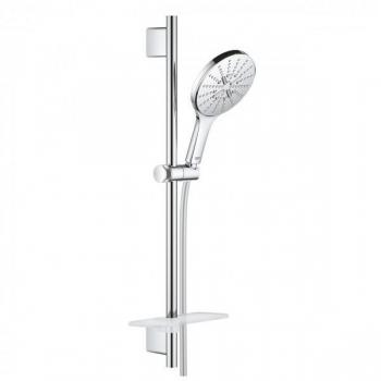 Conjunto de Ducha Grohe Rainshower SmartActive 150 con Barra de 60 cm y 3 Modos de Rocío, Cromo