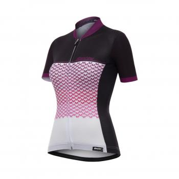 Santini Volo Jersey para Mujer, Mujer, Color Violeta, tamaño Large