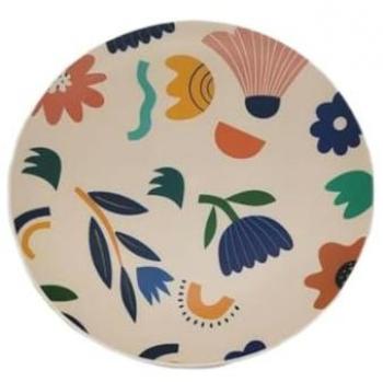 Plato Llano Versa Girasol Polietileno RPET Ø 25 cm