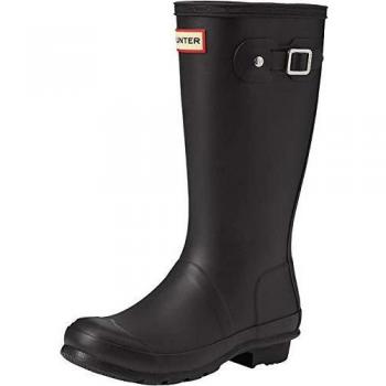 Hunter Hunter Original Wellies, Unisex Kids' Rain Boots, Black (Black), 1 UK (33 EU