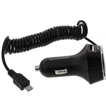 Cargador Universal de Dispositivo Móvil InLine 31502M Negro para Encendedor de Cigarrillos en Auto