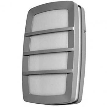 Aplique Exterior Aluminio CAPELLA Gris Ip44 8,5x30x18,5 Cm Fabrilamp