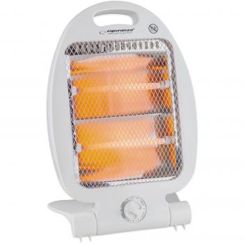 Calefactor Eléctrico de Cuarzo Esperanza EHH009 Blanco 800 W