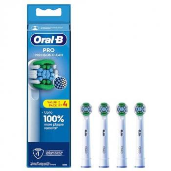 Cabezales de Recambio Oral-B Pro Precision Clean - Pack de 4 Unidades - Color Blanco