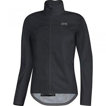 Gore Wear Mujer, Chaqueta impermeable para ciclismo en carretera, GORE C5 Women GORE-TEX Active Jacket, Talla: 38, Color Negro, 100202