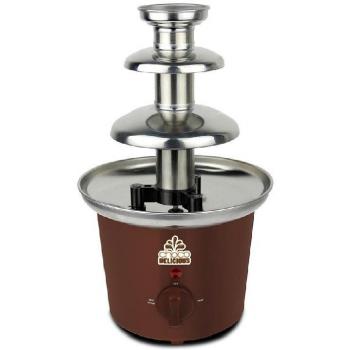 Fuente de chocolate 3 pisos con fuente de acero inox.