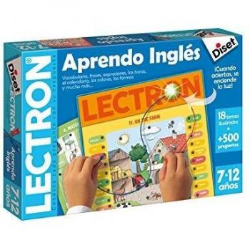 Diset - Lectron Aprendo Inglés, Juego educativo de asociar preguntas y respuestas a partir de 7 años