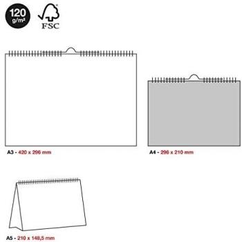Miquelrius - Calendario de pared 2023 Basic - tamaño A4 - con numeros grandes - Español