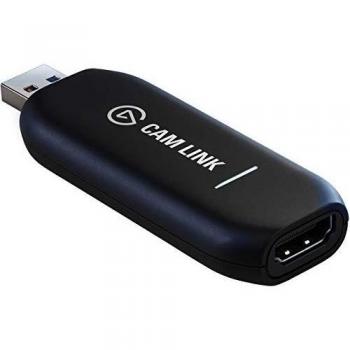 Elgato Cam Link 4K, External Camera Capture Card, Stream and Record with DSLR, Camcorder, ActionCam as Webcam in 1080p60, 4K30 for Video Conferencing, Home Office, Gaming, on OBS, Zoom, Teams, PC/Mac