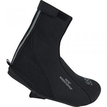 GORE BIKE WEAR Road Windstopper Soft Shell - Botin de ciclismo, color negro, talla 36-38