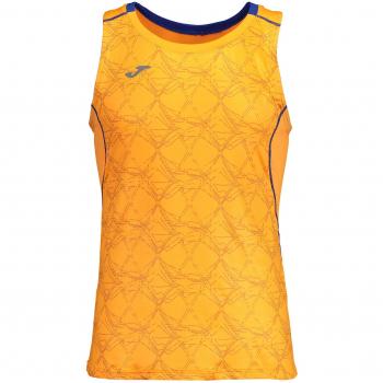 Joma Olimpia Camiseta sin Mangas, Hombre, Naranja flúor, 2XL
