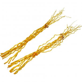 Steingaesser 10136 03 4802 Kuwastäbe Aproximadamente 115 cm 10 Palillos/Cintura, Blanqueados, Amarillo