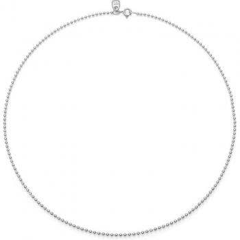 UNO de 50 Sterling Silver Plated Medium Chain with Beads