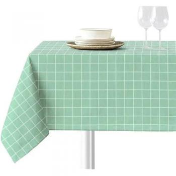 Mantel Odín Mint de Chenilla Fino 100% Poliéster - No Arruga, No Destiñe, No Encoge (Mesa 90x290 / 160x360)