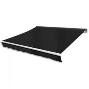vidaXL Toldo Plegable Motorizado 600 cm Gris Antracita Sombra Exterior Balcón