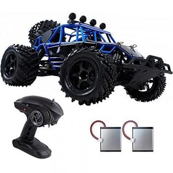 Overmax Coche con Control Remoto X-Flash 45km/h, Cable de Carga USB, Batería: 2X 850mAh, Alcance: 100 Metros