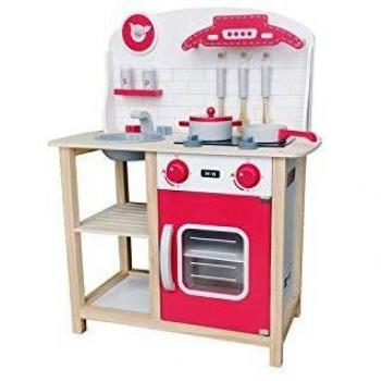 Andreu Toys- Red Kitchen Delantales y guardapolvos, Color