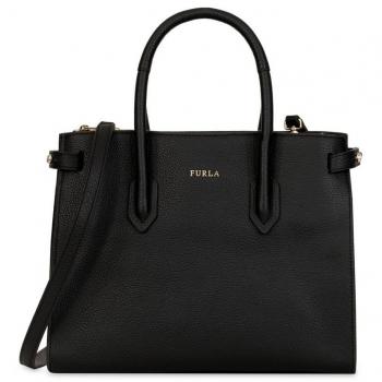 Borsa a mano Furla Pin in pelle nera