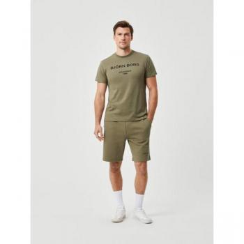 Björn Borg Borg Logo Shorts Green, XL