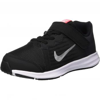 Nike Downshifter 8 (PSV), Zapatillas de Running para Niñas, Negro (Black/Metallic Silver/Anthracite 001), 27.5 EU