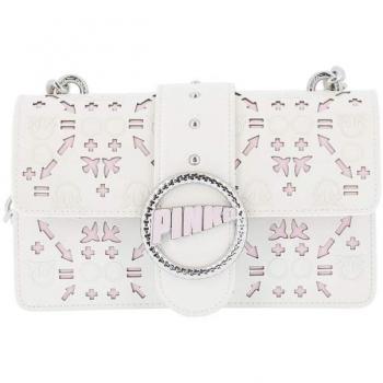 Pinko Mini Love Laser Bolso de hombro pink/blanco